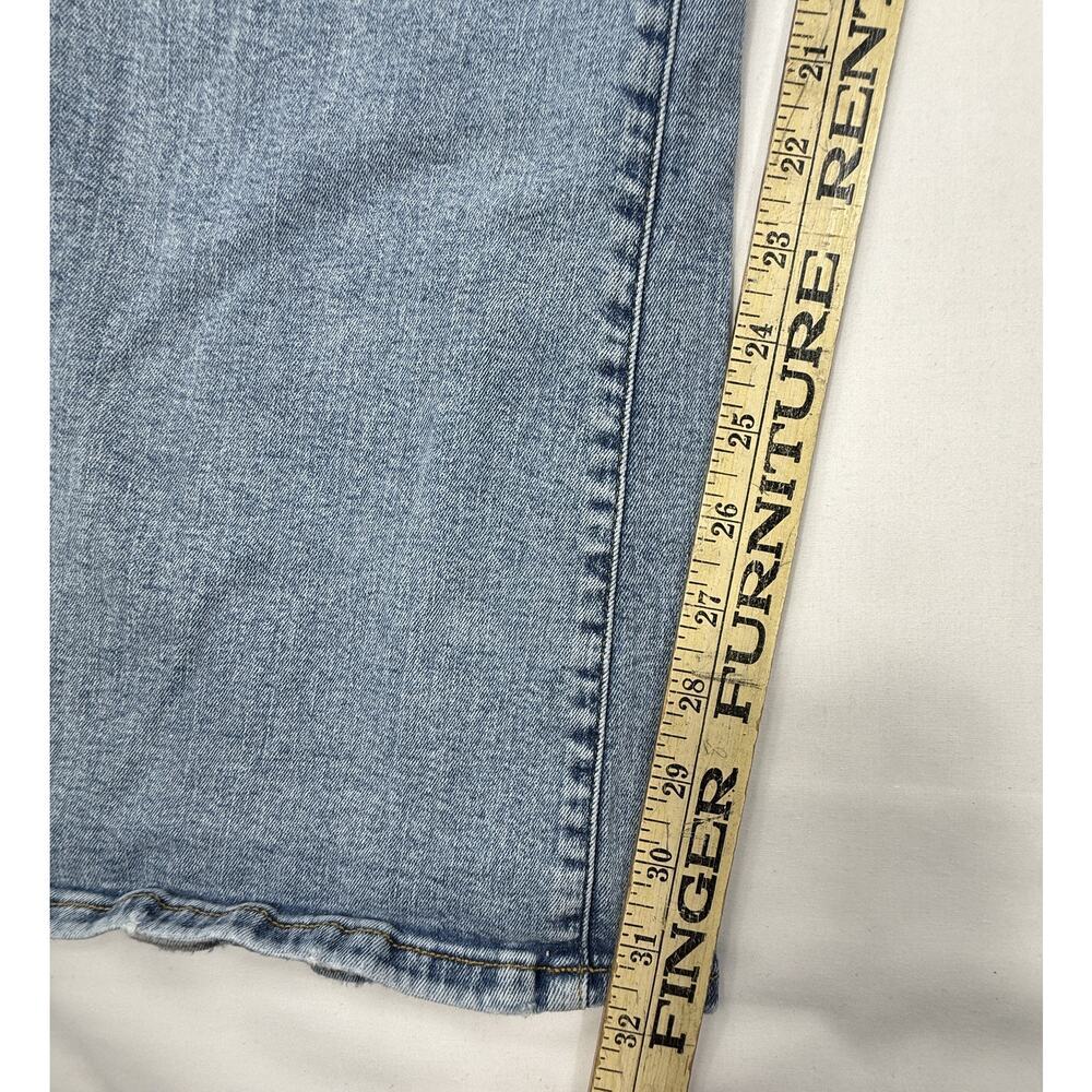 Good American HIgh-Rise Flare Hem Jeans good classic bootcut light wash Sz 16 - Picture 9 of 10